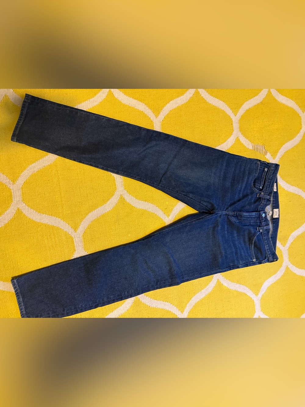 Men’s J Crew 484s, dark blue jeans